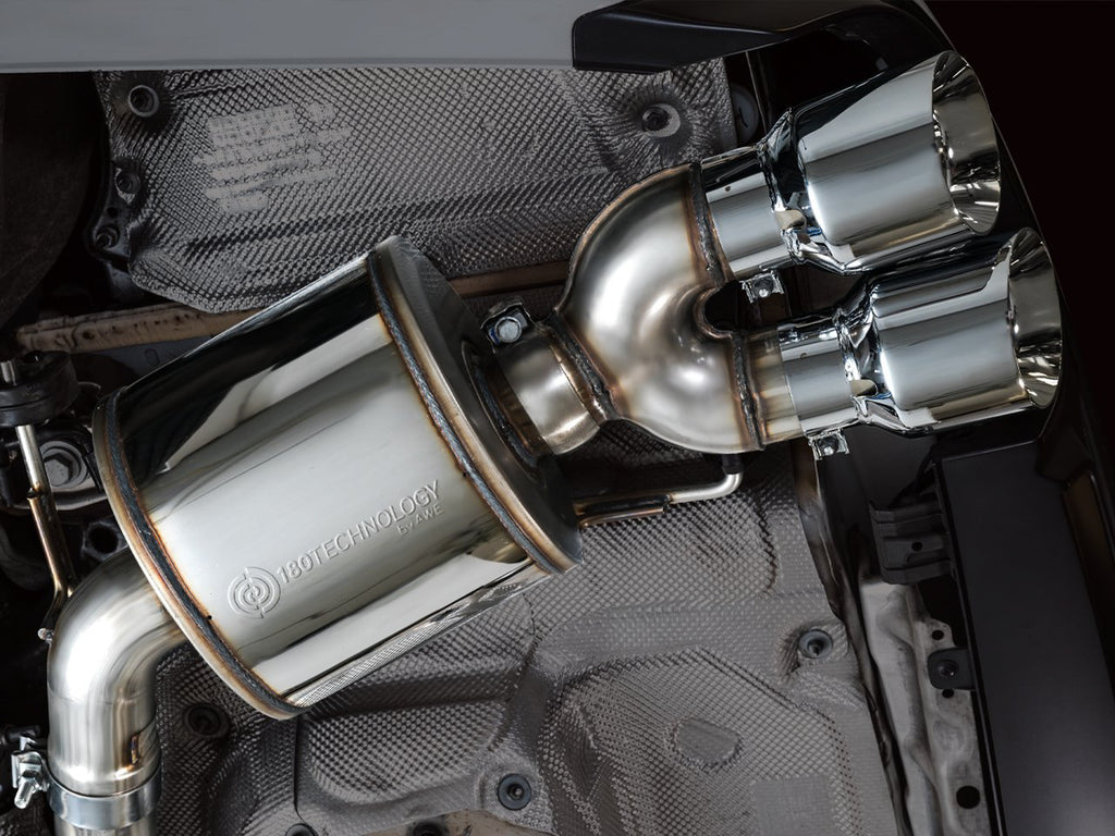 AWE Touring Edition Exhaust for Audi C8 S6/S7 - 4.5" Chrome Silver Tips