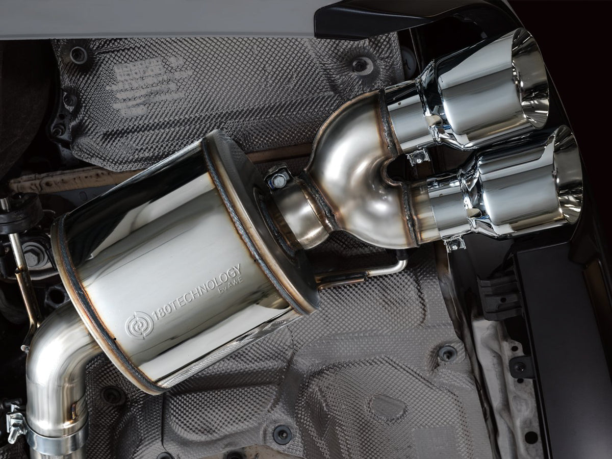 AWE Touring Edition Exhaust for Audi C8 S6/S7 - 4.5" Chrome Silver Tips