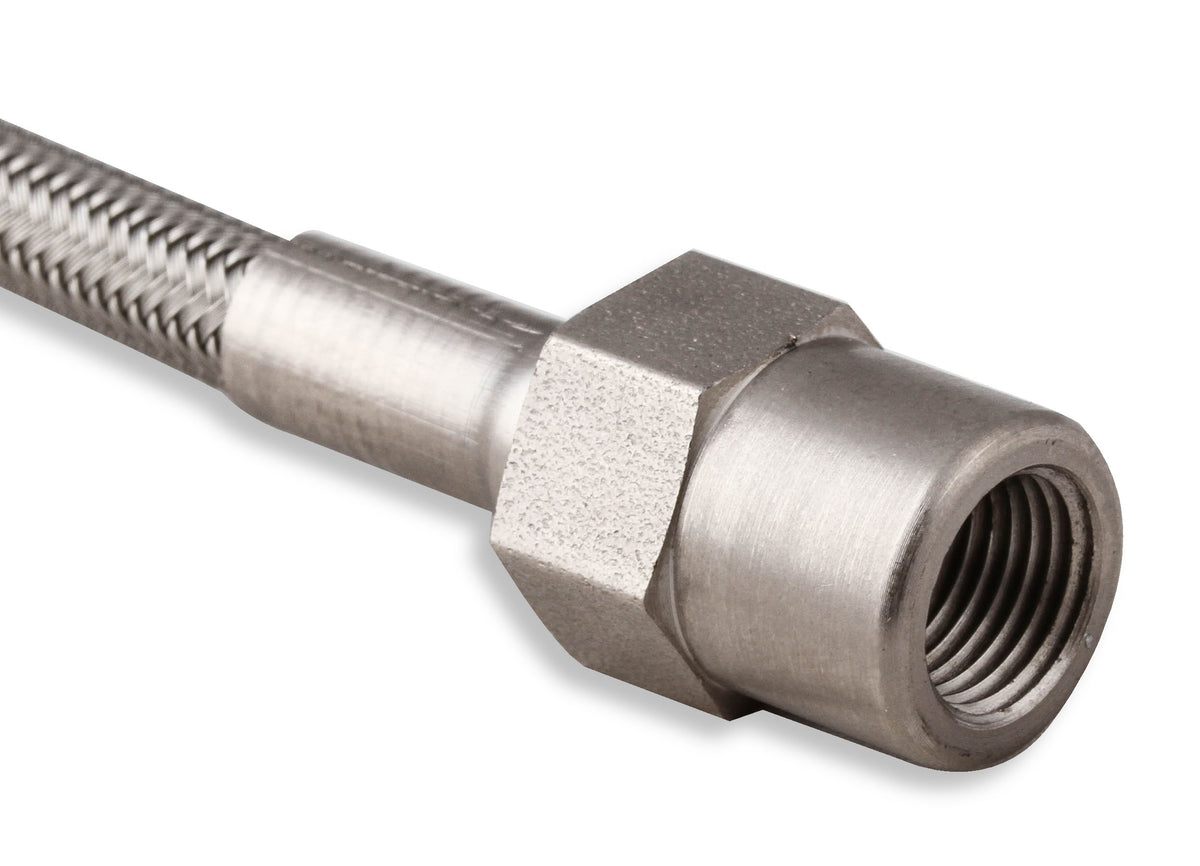Speed-Flex Hose w/ 1/8" NPT Male to 1/8" NPT Female Size 3 Length 6 Inches Long.