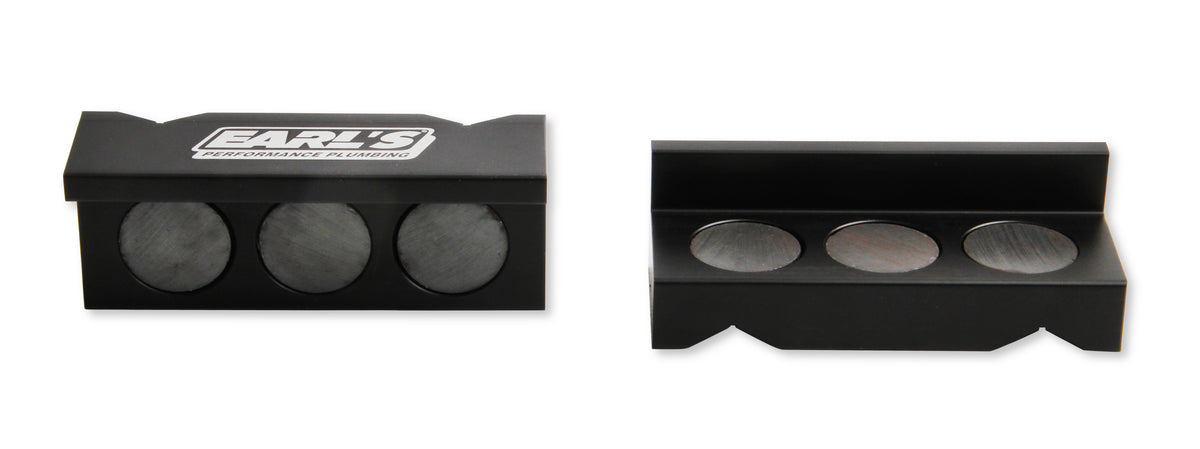 4" Black Aluminum Vice Jaws (1.562" tall)