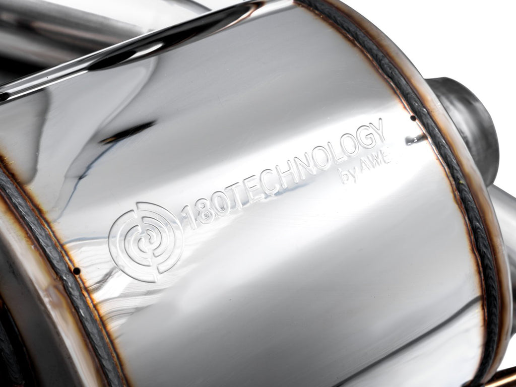 AWE Touring Edition Exhaust for Audi C8 S6/S7 - 4.5" Chrome Silver Tips