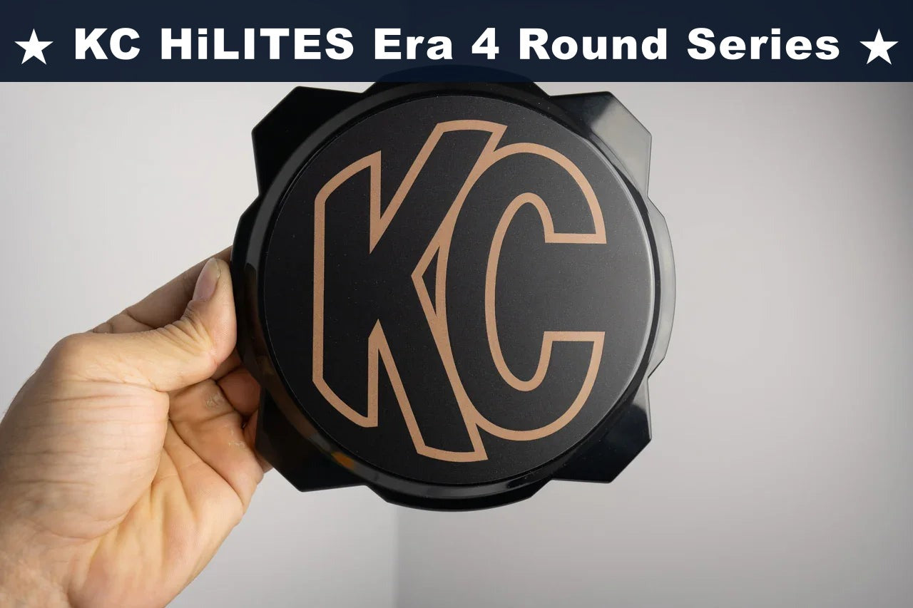 KC HiLITES Era 4 ROUND Series Light Cover Overlays - Universal