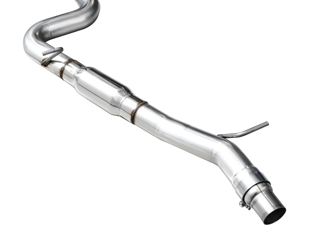 AWE Track Edition Exhaust for Volkswagen MK8 Golf R - Chrome Silver Tips
