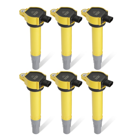 Ignition Coil - SuperCoil - 2006-2011 Mopar - 2.7/3.5/4.0L - Yellow - 6-Pack