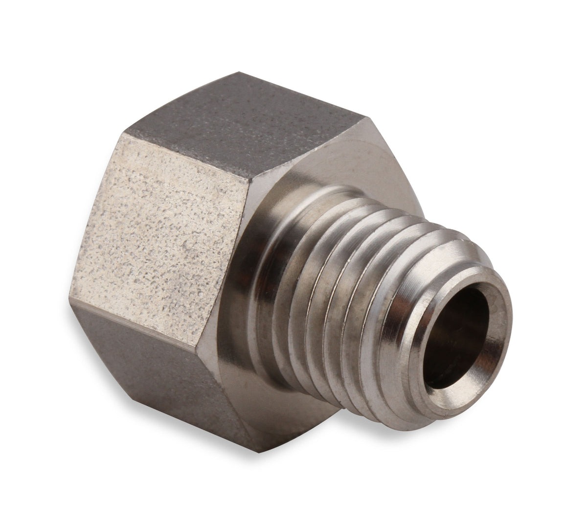 Hardline Expander - Stainless Steel - 3/8"-24 Inverted Flare Male for 3/16" Tubing to 7/16"-24 Inverted Flare Female for 1/4" Tubing.