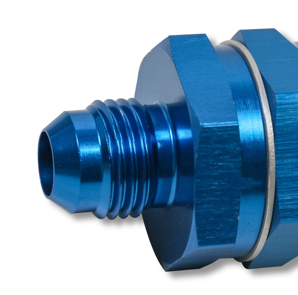 Fuel Filter w/ Screen Type Element - 85 Micron - 8 AN Male Inlet & Outlet - Blue