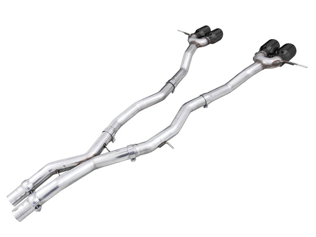 AWE Track Edition Catback Exhaust for BMW G8X M3/M4 - 4.5" Diamond Black Tips
