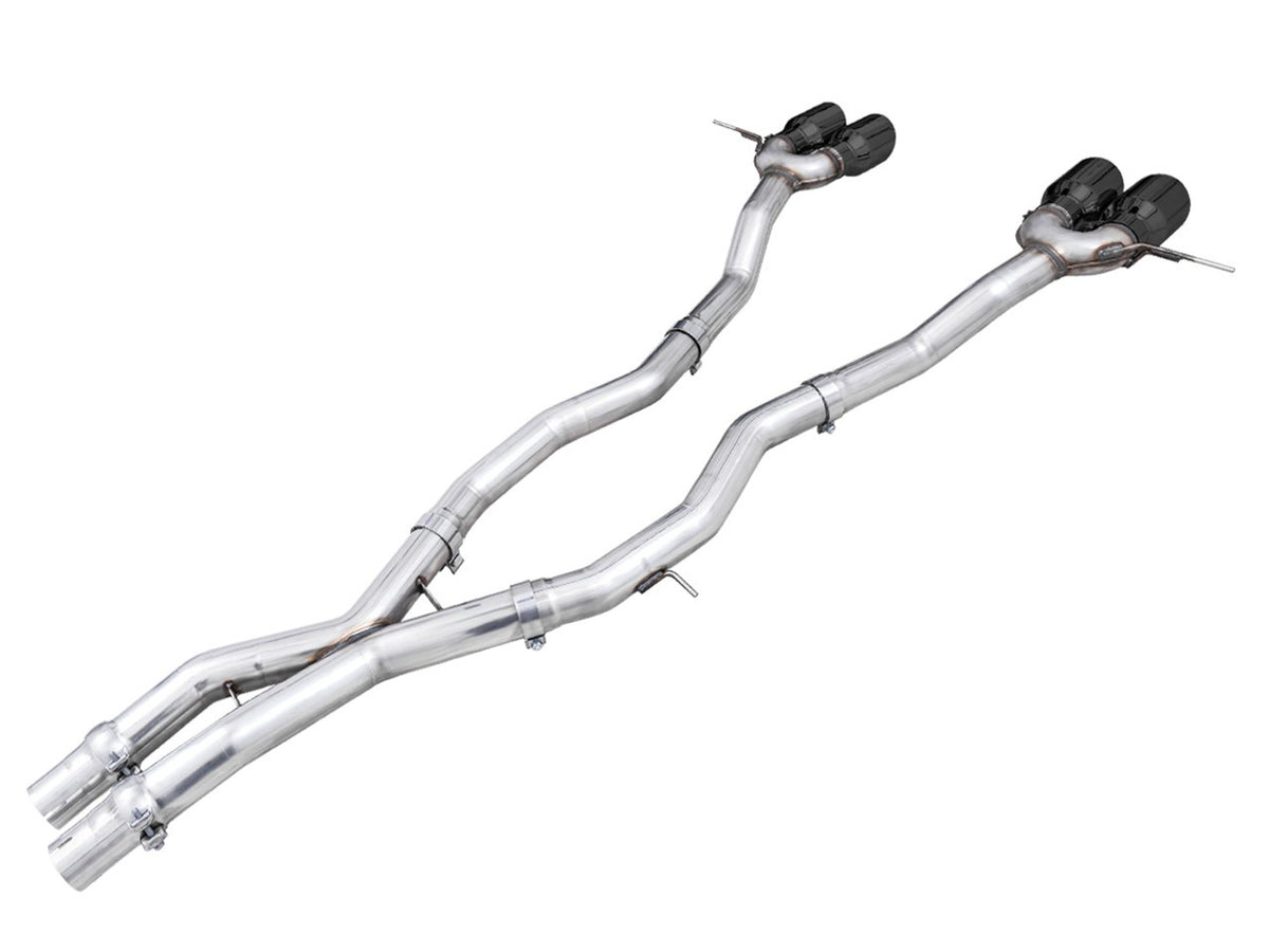 AWE Track Edition Catback Exhaust for BMW G8X M3/M4 - 4.5" Diamond Black Tips