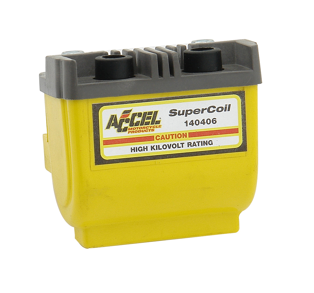Super Coil-Points - Ignition Coil, Dual Fire, 4.7 Ohms Resistance, Points, Yellow, Each