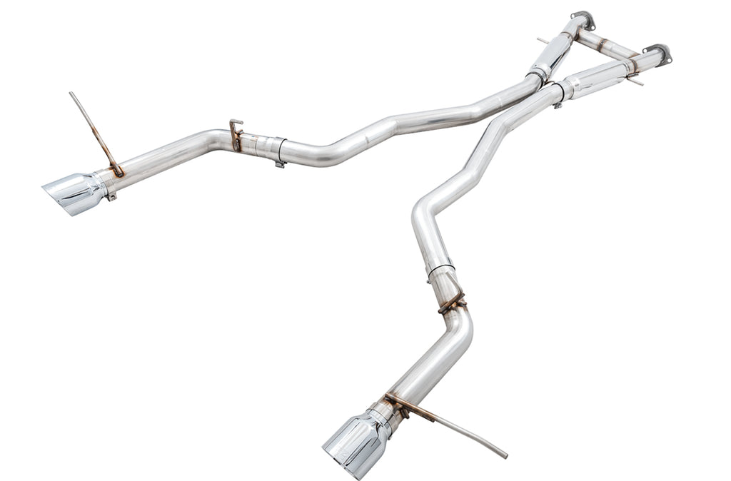 AWE Track Edition Exhaust for Jeep Grand Cherokee SRT - Chrome Silver Tips