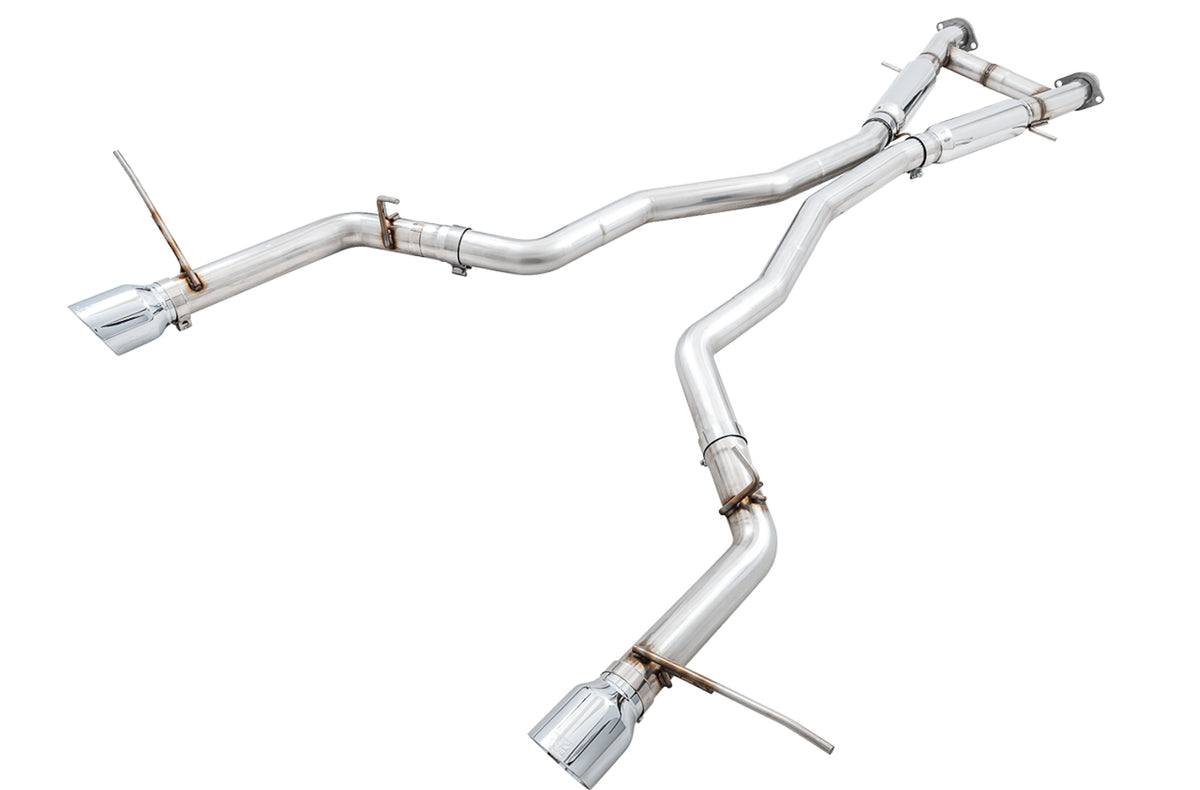 AWE Track Edition Exhaust for Jeep Grand Cherokee SRT - Chrome Silver Tips