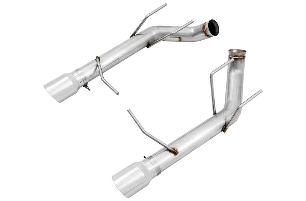 AWE Track Edition Axleback Exhaust for the S197 Ford Mustang GT - Chrome Silver Tips