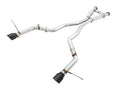 AWE Track Edition Exhaust for Jeep Grand Cherokee SRT - Diamond Black Tips