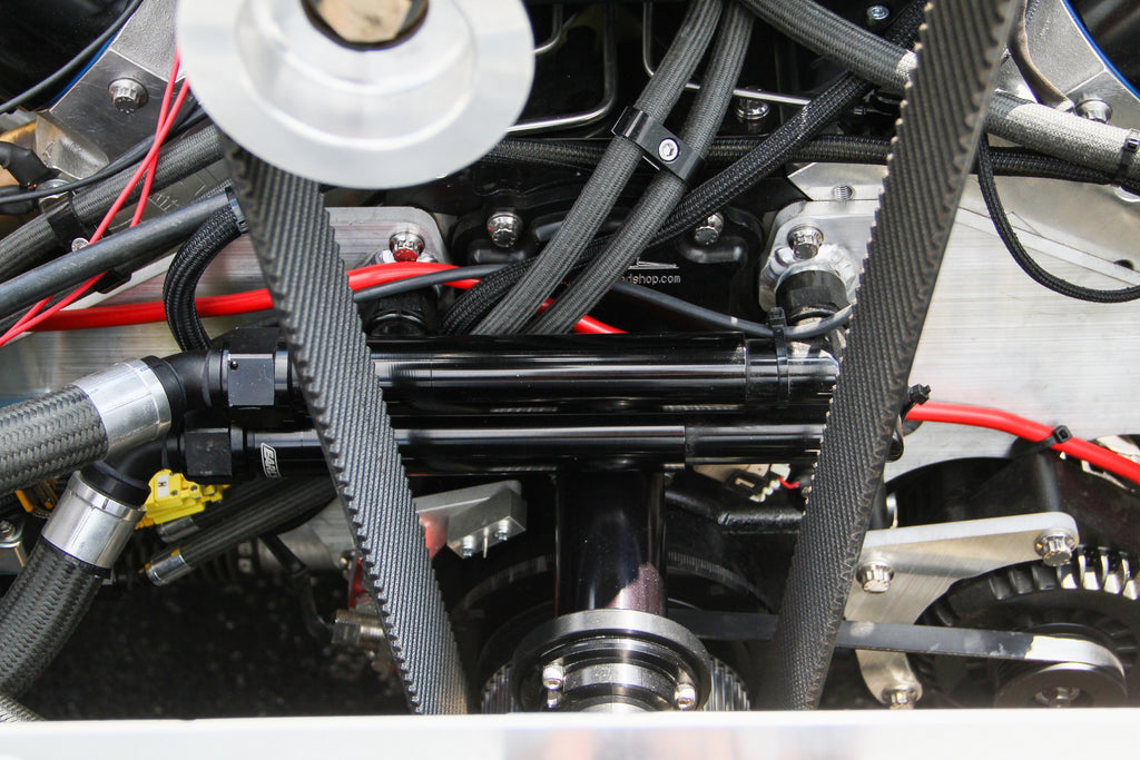 Adjustable Length Range - 6.8" to 10.5" (c/l to c/l of -12 Swivels), Billet Aluminum w/ (2) O-ring seals.  Ideal for use w/ LS0022ERL & Remote Mounted Electric Water Pump.