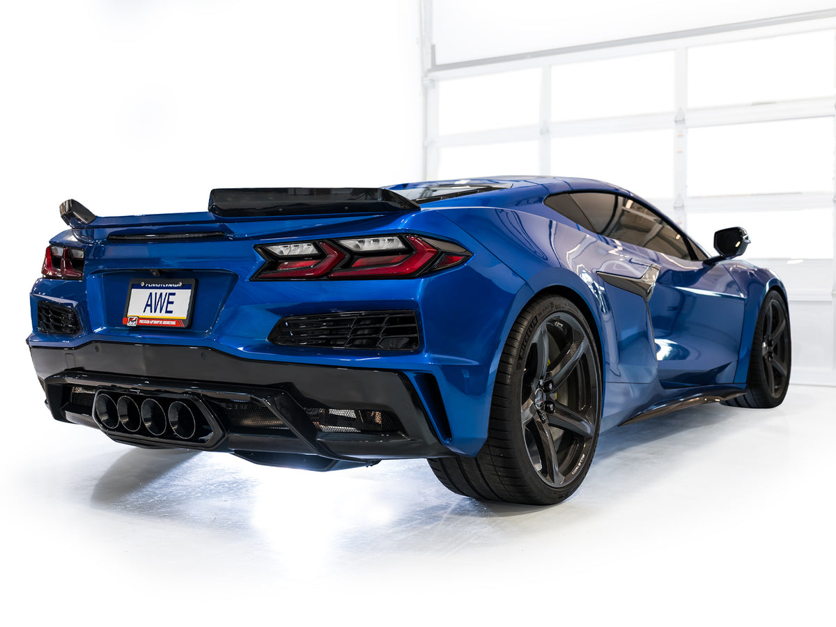 AWE SwitchPath Exhaust for C8 Corvette Z06 - 4.5" Diamond Black Tips