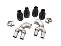AWE OE-to-Quad Tip Conversion Kit for G2X M340i / M440i - 4" Diamond Black Tips