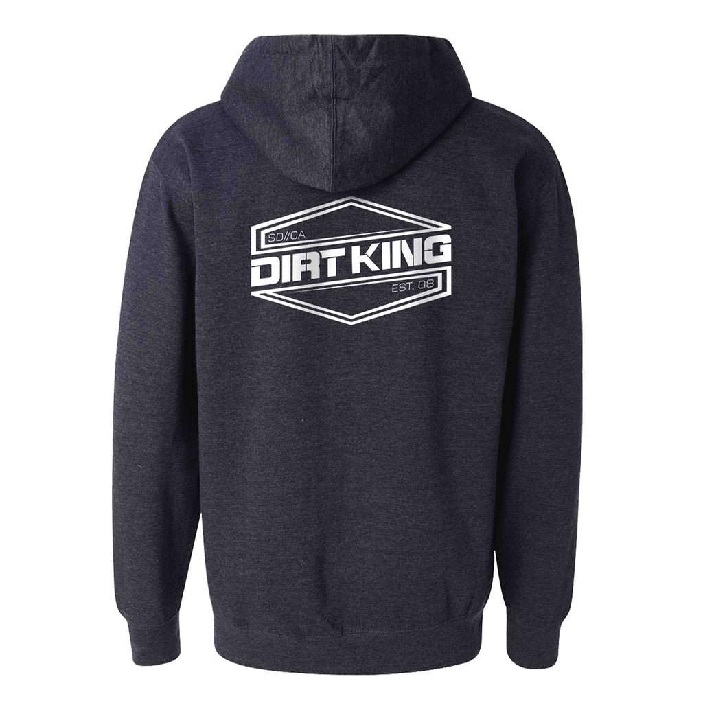 Heather Grey Zip Up Hoodie