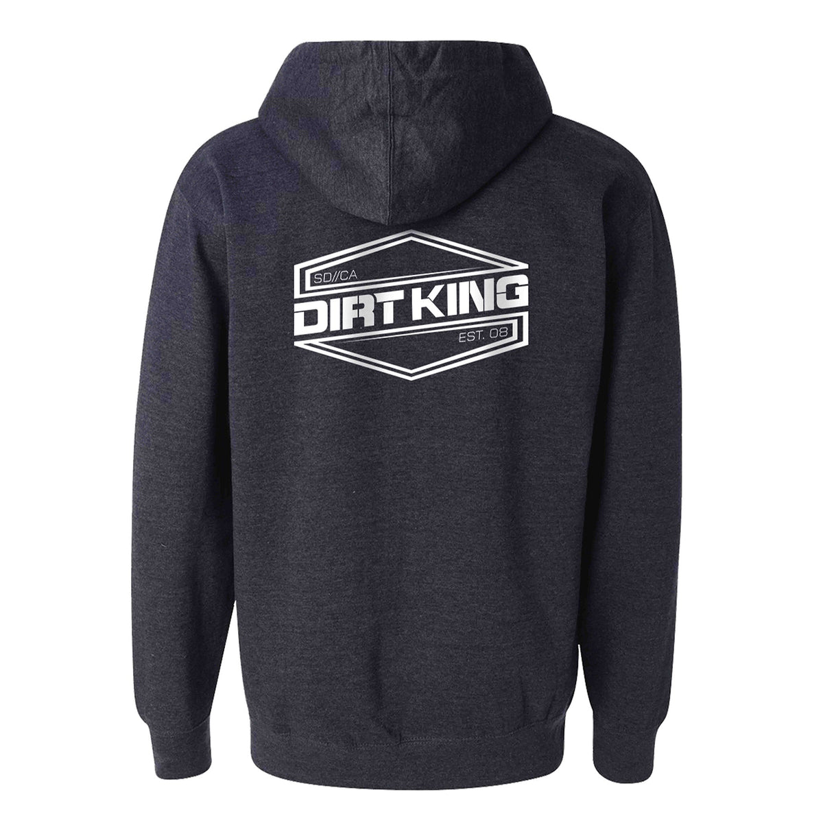 Heather Grey Zip Up Hoodie