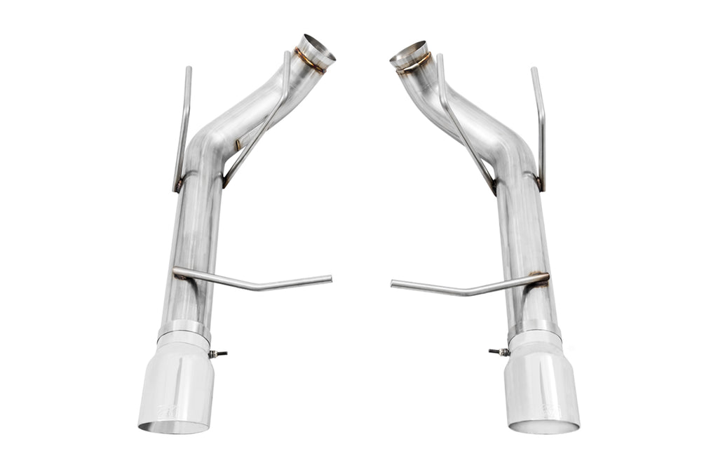AWE Track Edition Axleback Exhaust for the S197 Ford Mustang GT - Chrome Silver Tips