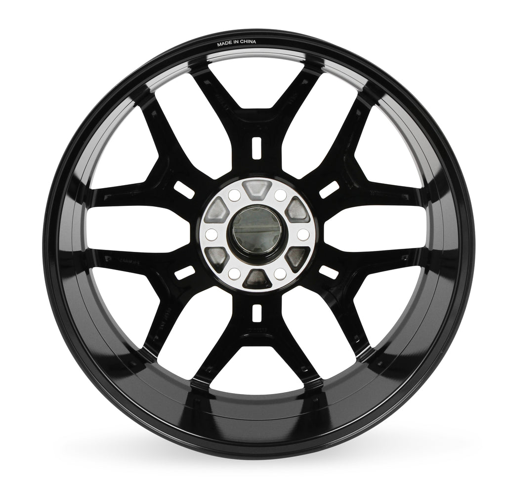 20 x 9 | 6x5.31" / 6x135 | 5.44" BS | 12 MM Offset; Verify all wheel fitment specs to your specific application before ordering.