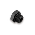 -8 AN Port Plug w/ O-Ring Seal, Black Anodized Aluminum