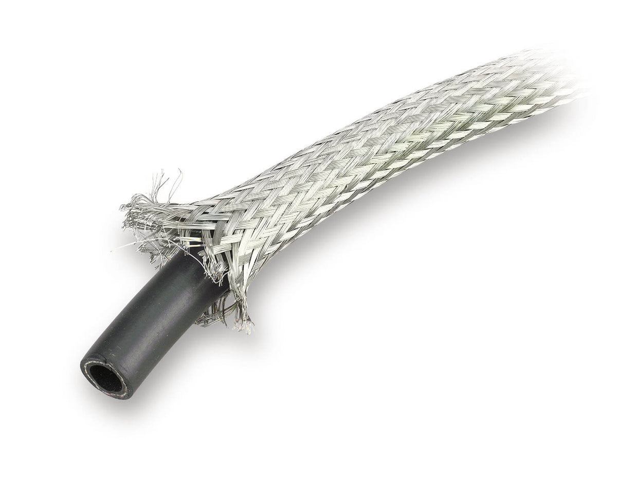 Tube Braid - Fits over 1-1/2" to 3" Diamter Hose - Stainless Steel Braid - 3 Feet Long