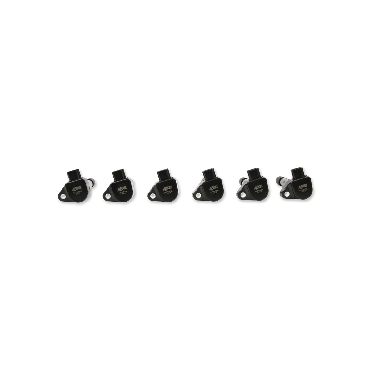 Ignition Coil - Honda and Acura 3.0, 3.2, 3.5L, 6-cylinder, Black, 6-Pack - Fits 1999 - 2010 Honda Accord, Odyssey 3.0, 3.5L and Acura CL, TL, RL with 3.2, 3.5L, 6-cylinder engines.