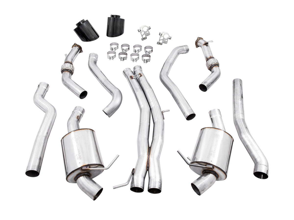 AWE Touring Edition Exhaust for Audi B9.5 RS 5 Coupe - Diamond Black RS-style Tips