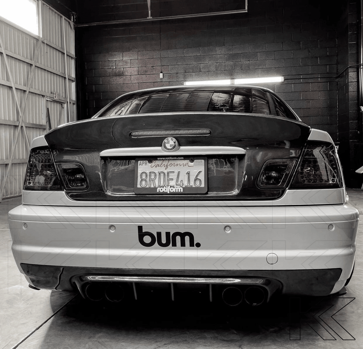 E46 Convertible Clear/Smoked LED Tail Lights (1999-2003)