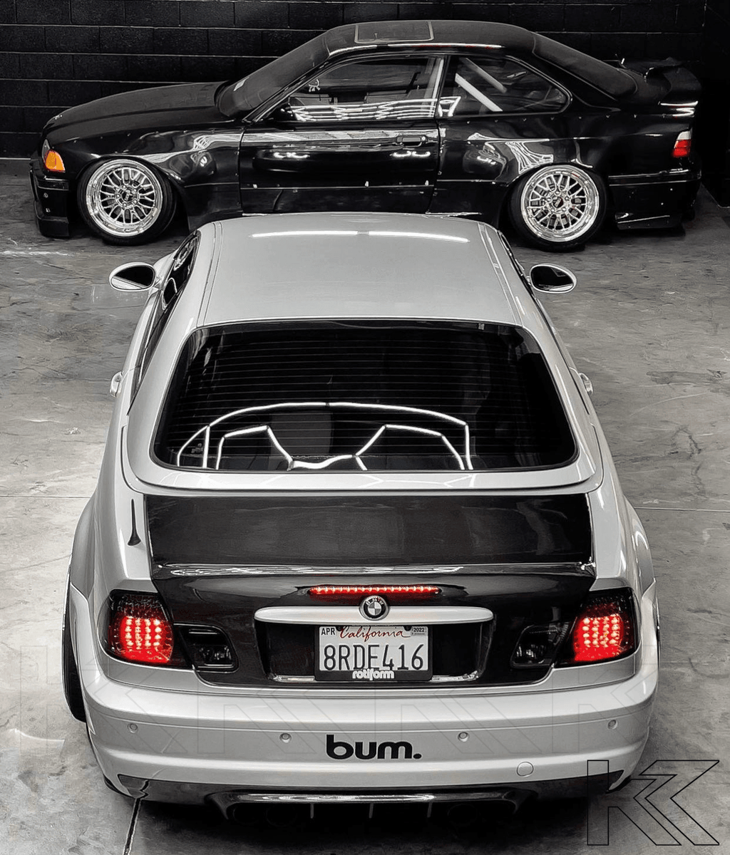 E46 Convertible Clear/Smoked LED Tail Lights (1999-2003)