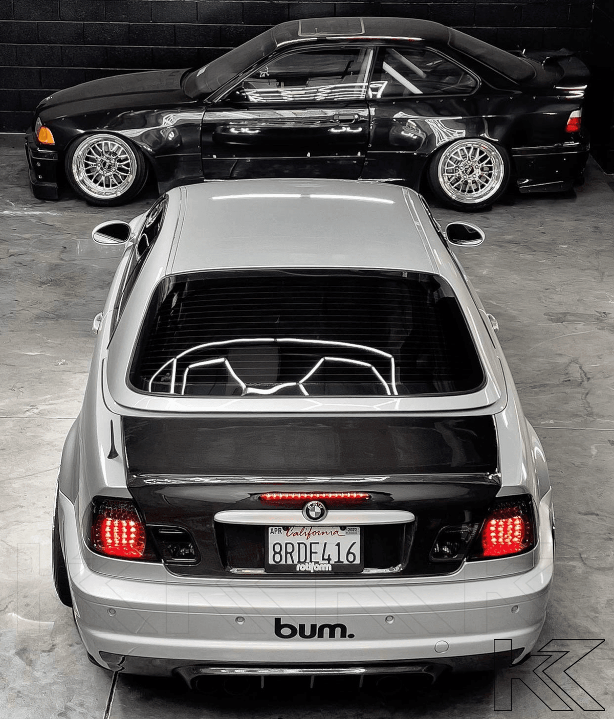E46 Convertible Clear/Smoked LED Tail Lights (1999-2003)