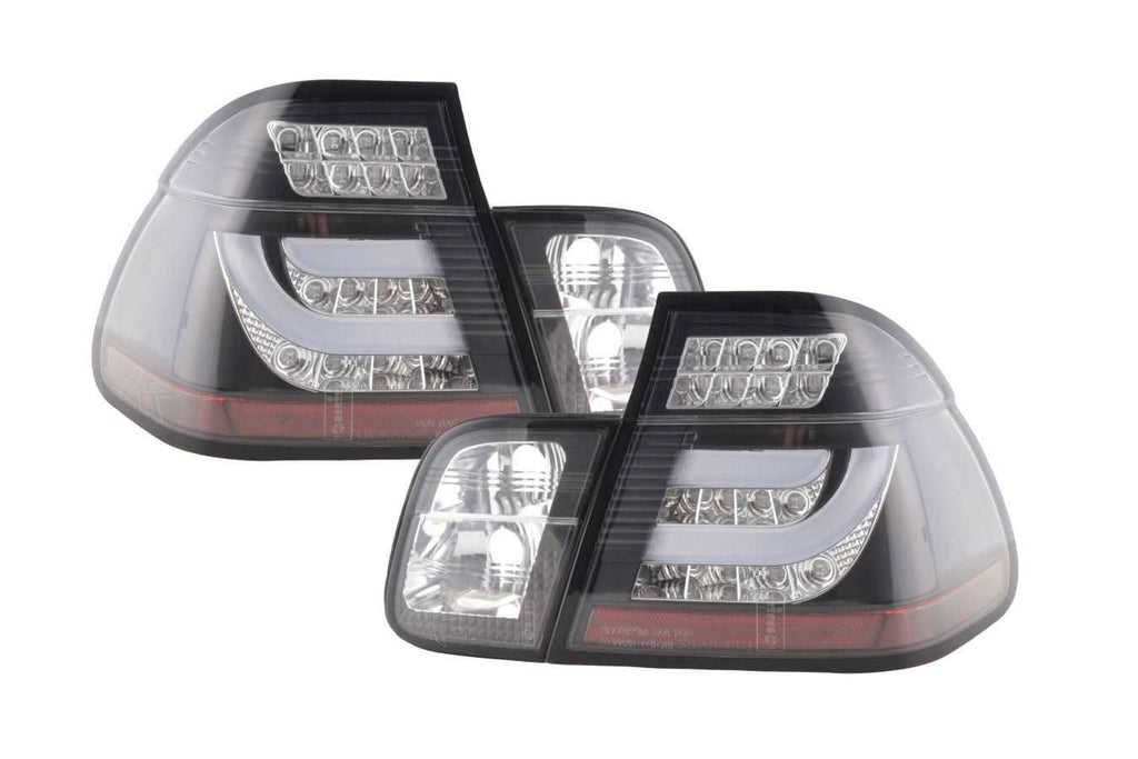 E46 Sedan LED Bar Black Tail Lights (02-05)