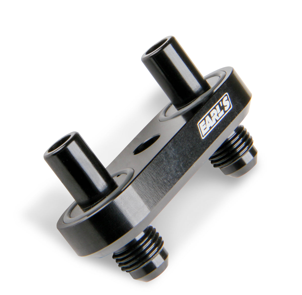 Fits GM 6L80E, 6L90E, and 8L90E Transmissions, -6 AN Male Flares, Black Anodized Finish
