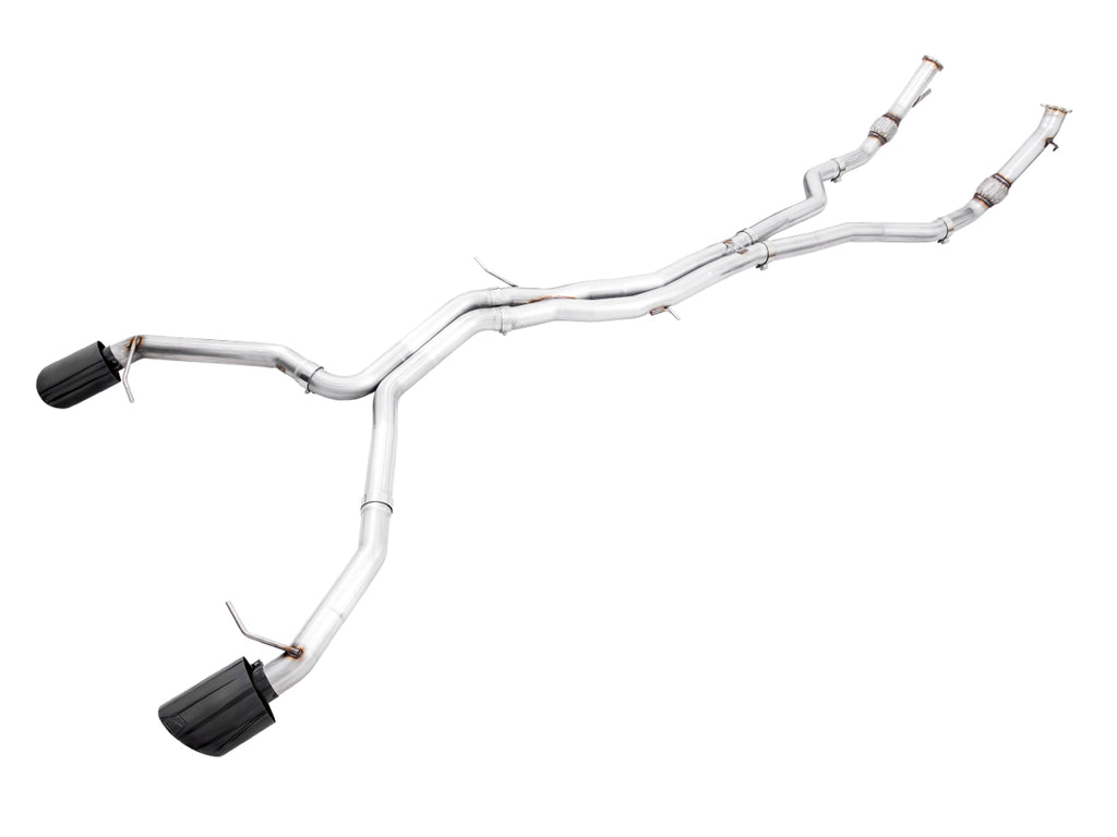 AWE Track Edition Exhaust for Audi B9 RS 5 Coupe - Diamond Black RS-style Tips