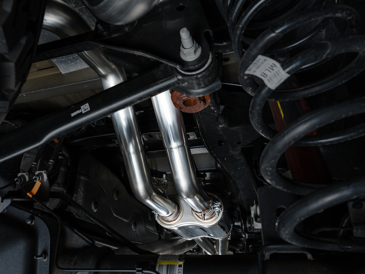 AWE SwitchPath™ Exhaust for Gen 3 Raptor - Chrome Silver Tips