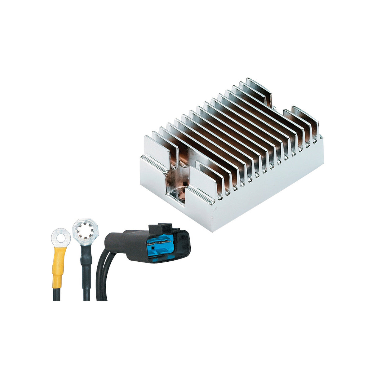 ELECTRONIC VOLTAGE REGULATOR-CHROME - Voltage Regulator, Chrome, Harley-Davidson
