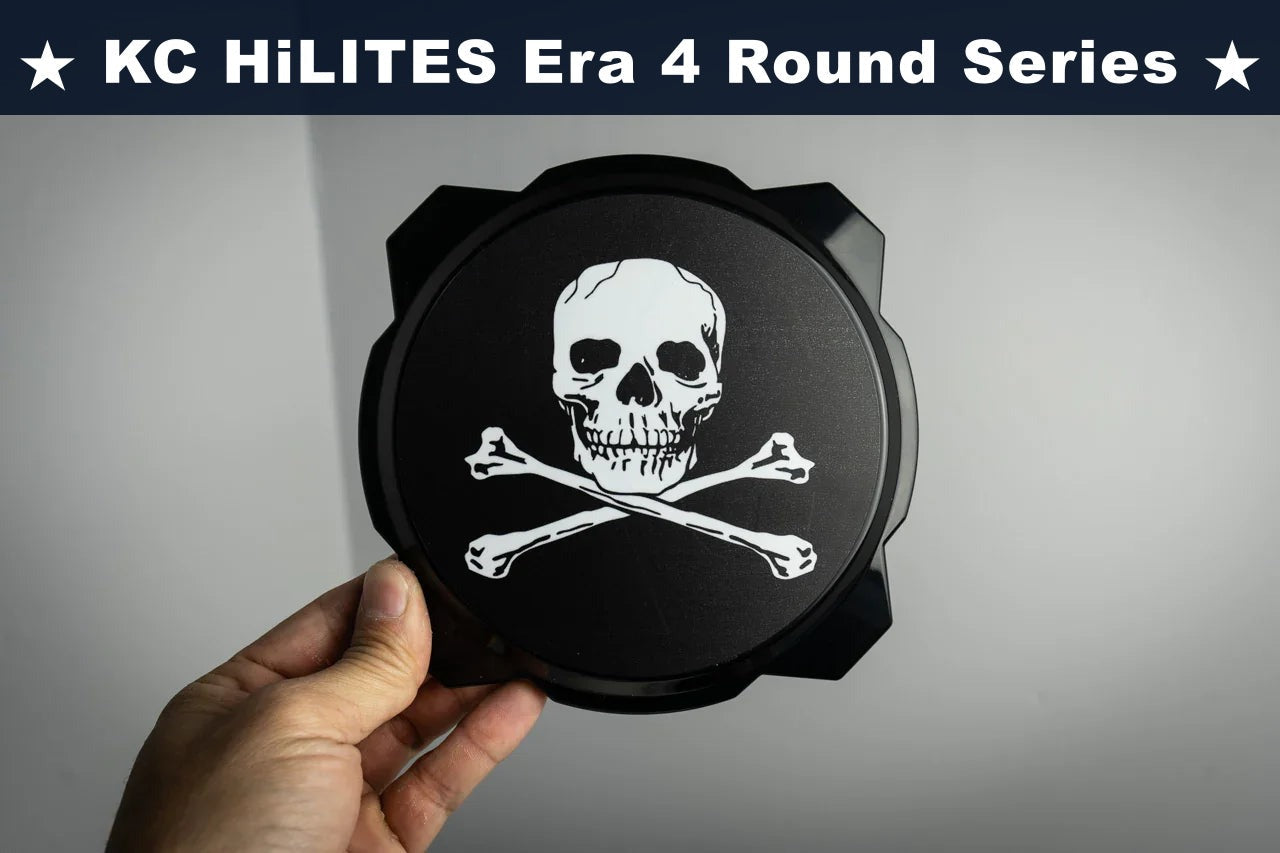 KC HiLITES Era 4 ROUND Series Light Cover Overlays - Universal