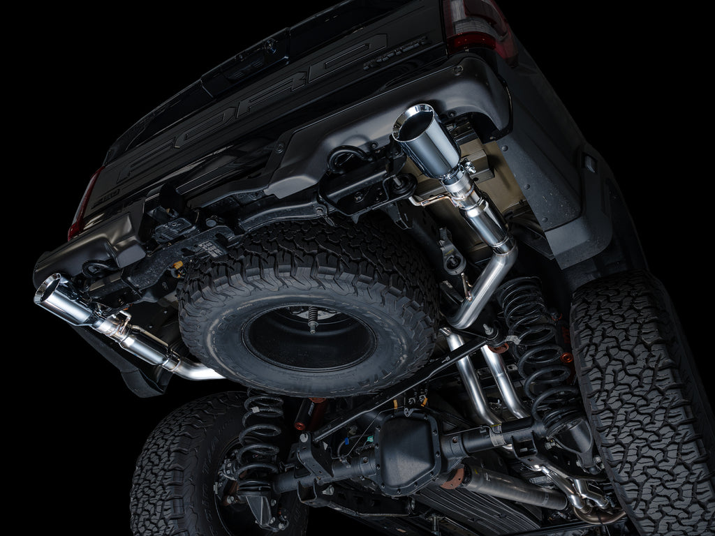 AWE SwitchPath™ Exhaust for Gen 3 Raptor - Chrome Silver Tips