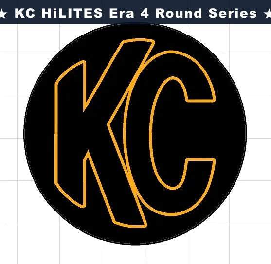 KC HiLITES Era 4 ROUND Series Light Cover Overlays - Universal