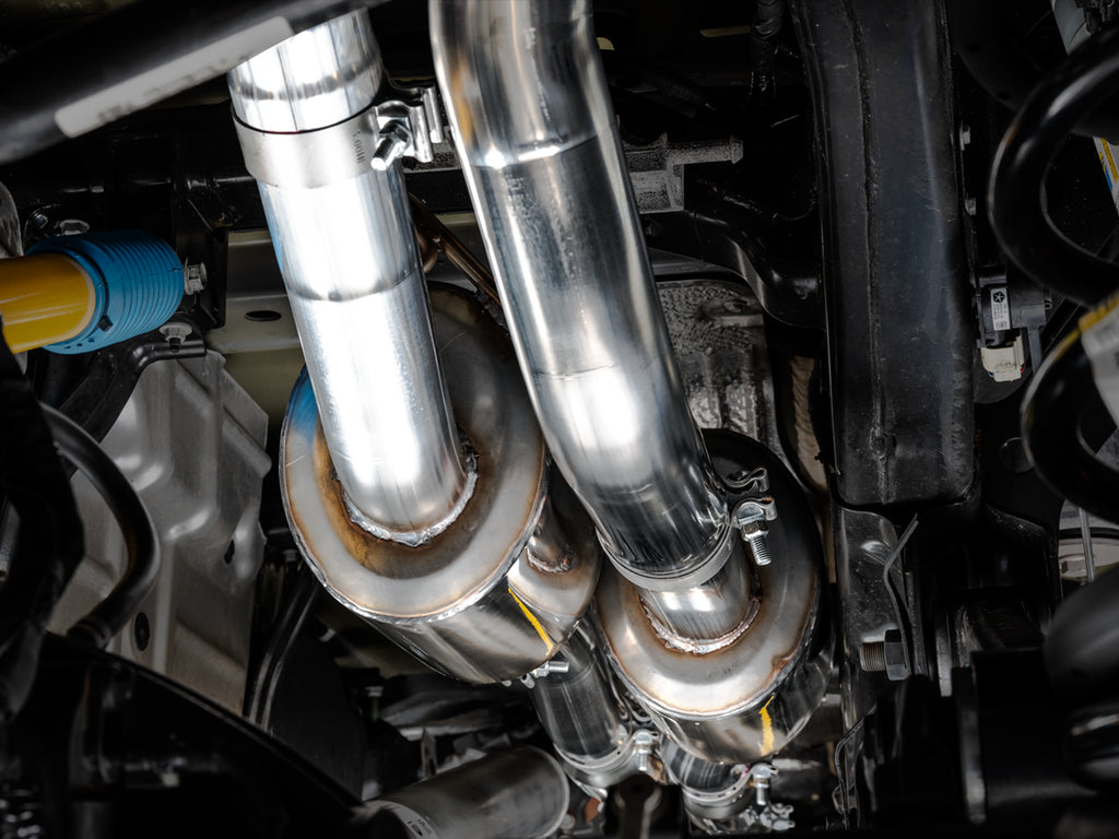 AWE 0FG Catback Exhaust for RAM TRX - 5" Diamond Black Tips