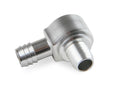 .588" Barb for Booster Grommet (fits Grommet w/ 13/16" OD on Booster), 1/2" Hose Barb for Engine Vacuum, Clear Anodized Finish, 1/2" Vacuum Hose Fits Most GM LS Engines