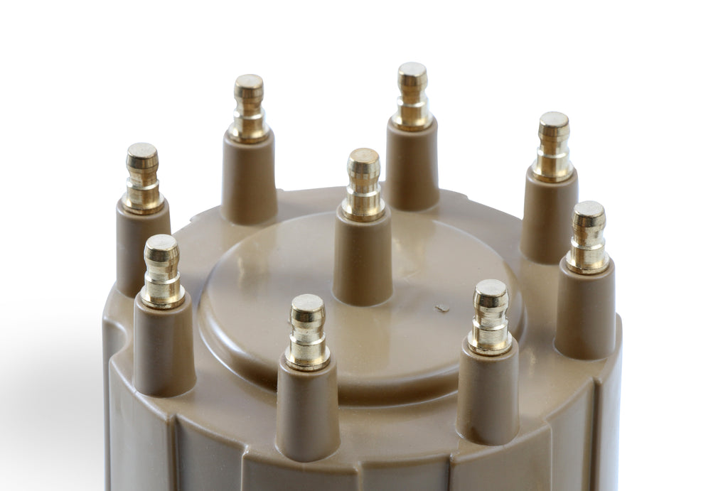 Distributor Cap & Rotor Kit - HEI Style - Tan - 1987-1993 Various GM - Screw Down Cap