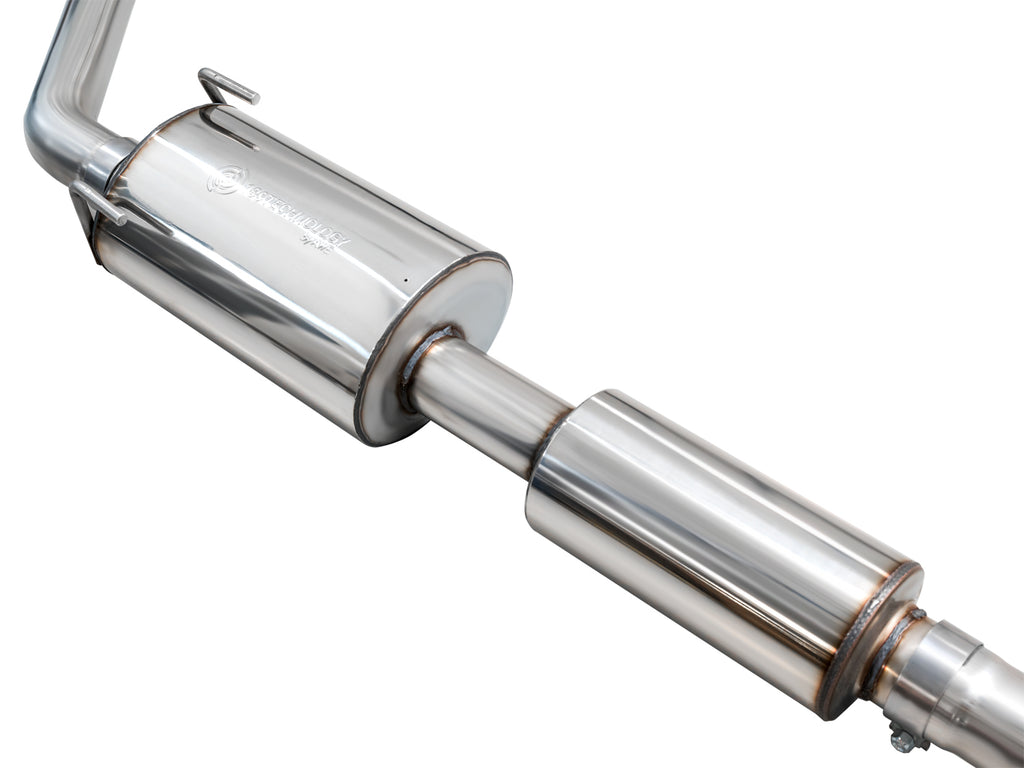 AWE 0FG Exhaust for 4th Gen Toyota Tacoma - Dual Diamond Black Tips