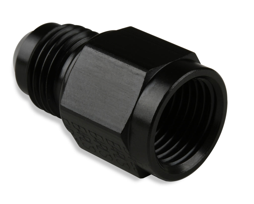 Extends the length of the AN Hose or Flare Fitting by the length of a Nut.