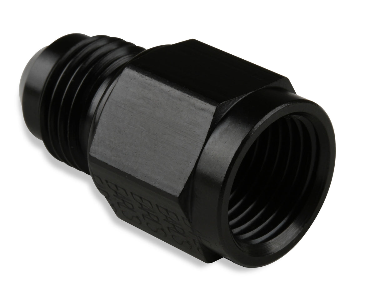 Extends the length of the AN Hose or Flare Fitting by the length of a Nut.