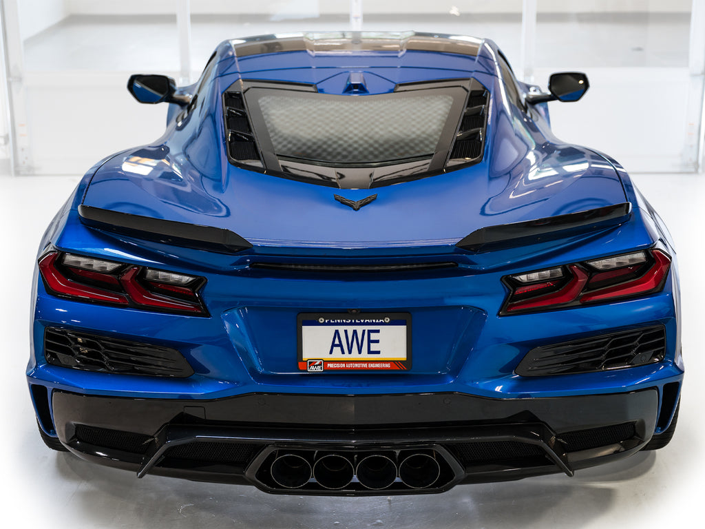 AWE SwitchPath Exhaust for C8 Corvette Z06 - 4.5" Diamond Black Tips