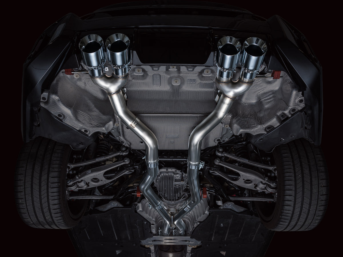 AWE Track Edition Exhaust for BMW G87 M2 - 4.5" Chrome Silver Tips