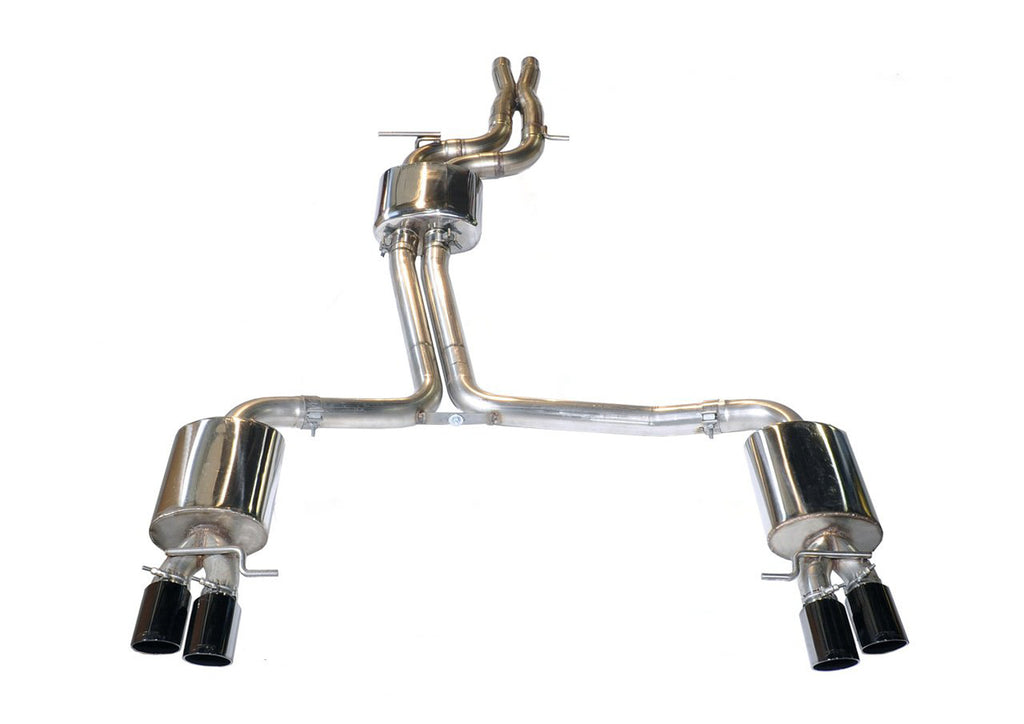 AWE Touring Edition Exhaust System for B8 S5 4.2L - 3.5" Diamond Black Tips