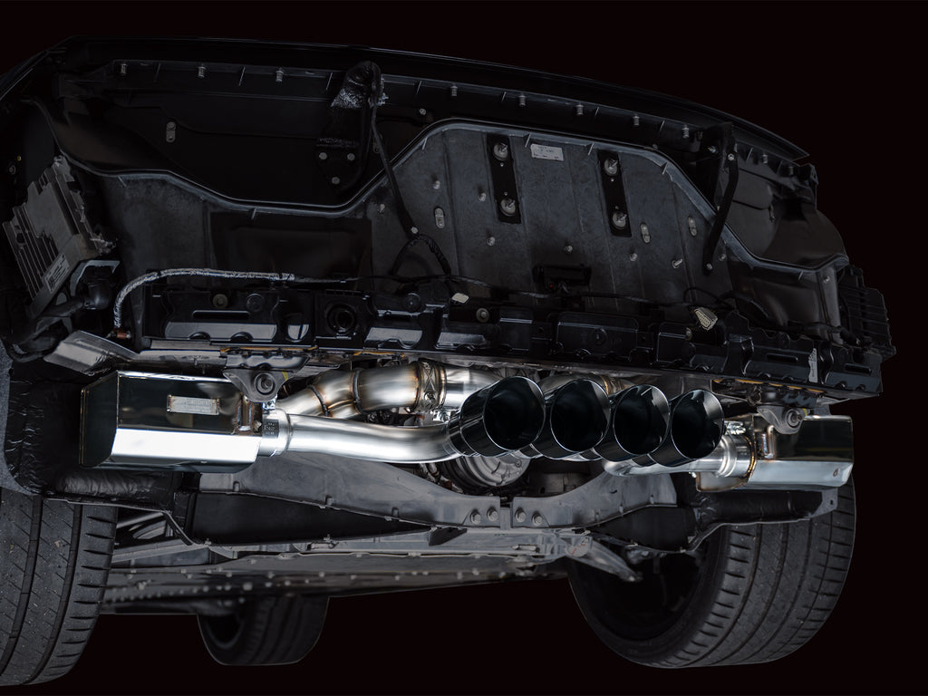 AWE SwitchPath Exhaust for C8 Corvette Z06 - 4.5" Diamond Black Tips