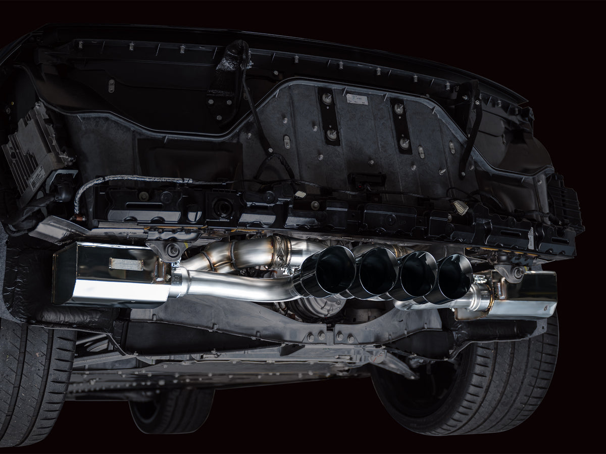 AWE SwitchPath Exhaust for C8 Corvette Z06 - 4.5" Diamond Black Tips